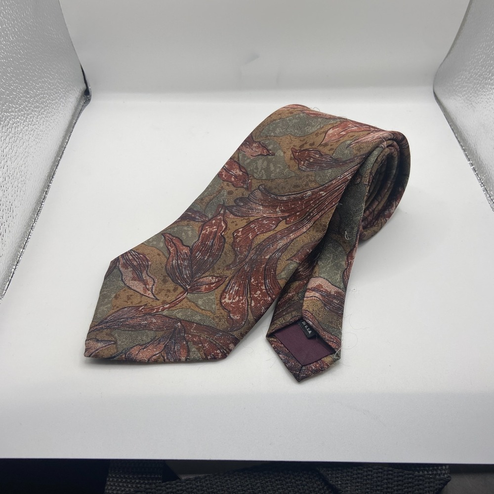 VTG Windridge Mervyn's Necktie Mens One Size Multicolor Floral Formal Business